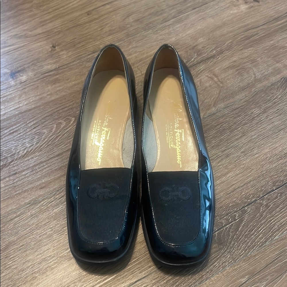 Salvatore Ferragamo Women's Black Loafers